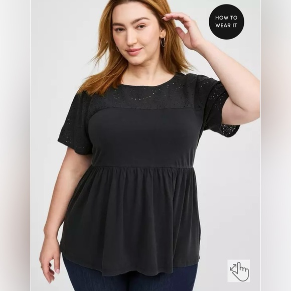 torrid Tops - Torrid size 3. Eyelet top. New with tags